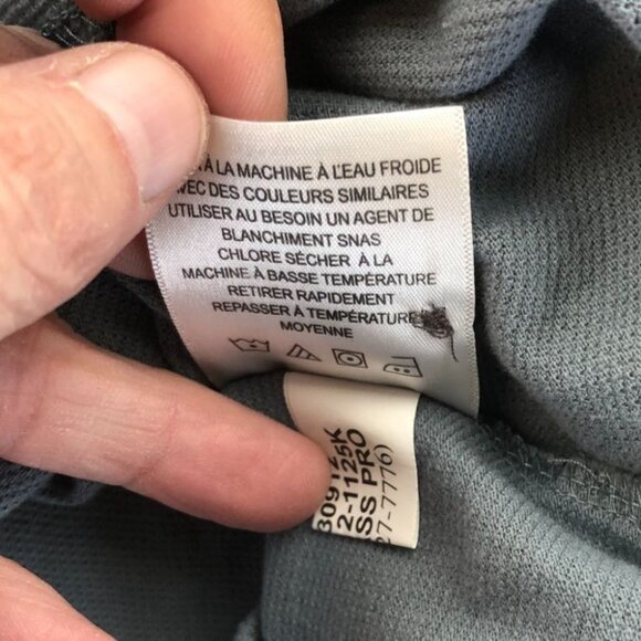 Red Head Mens Polo Shirt Large Short Sleeve Gray Pullover Casual Classic Cotton - Picture 4 of 9